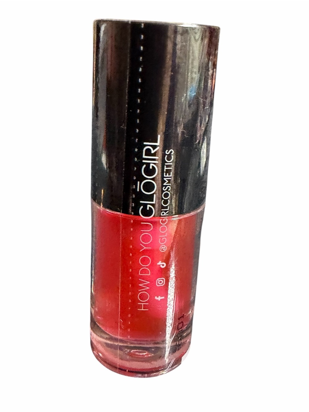 GloGirl Red Lip Oil in Literally  - Vibrant Red Finish